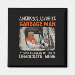 Trump 2024 Election Trump Garbage Man Vote Trump P Magnet