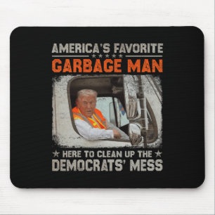 Trump 2024 Election Trump Garbage Man Vote Trump P Mouse Pad