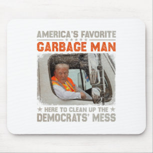 Trump 2024 Election Trump Garbage Man Vote Trump P Mouse Pad