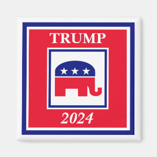 TRUMP 2024 Elephant Election Magnet