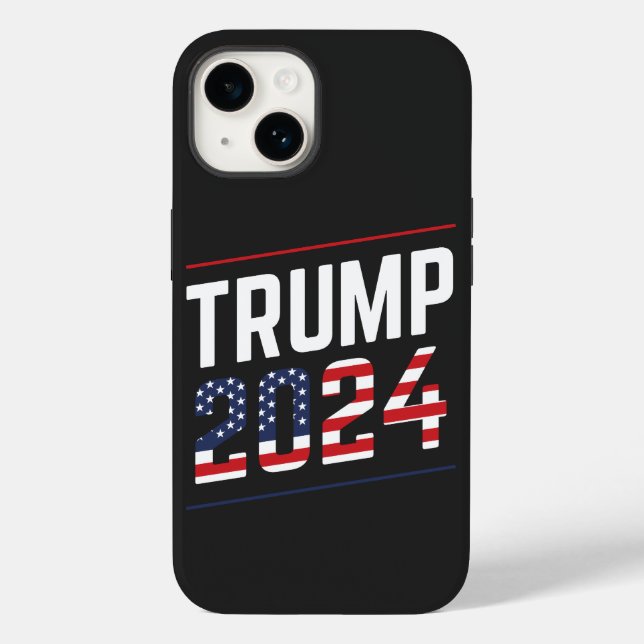 Trump 2024 Fan Design  Case-Mate iPhone Case (Back)