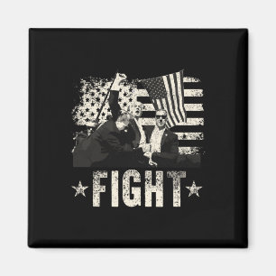 Trump 2024 Fight Fight Fight Donald Trump Fist Pum Magnet