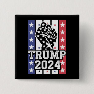Trump 2024 Fist Outlaw Hillbilly J.D.Vance 2024 15 Cm Square Badge