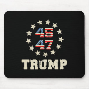 Trump 2024 Flag (on Back) Take America Back Trump  Mouse Pad