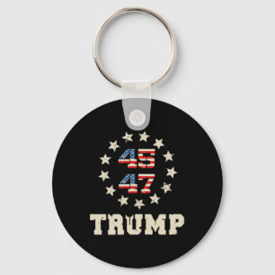 Trump 2024 Flag (on Byck) Take America Ck Trump Fl Key Ring
