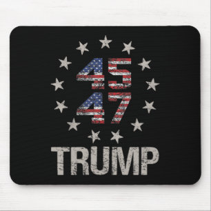 Trump 2024 Flag (on Byck) Take America Ck Trump Fl Mouse Pad