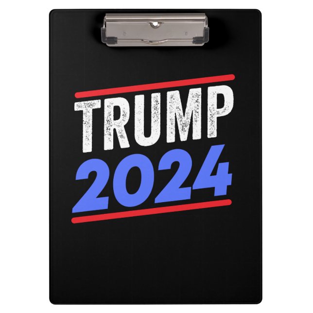 Trump 2024 For President Donald Jr. Maga Election Clipboard (Front)