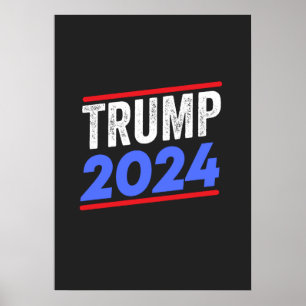 Trump 2024 For President Donald Jr. Maga Election Poster