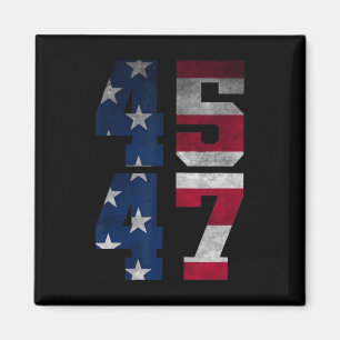 Trump 2024 For President Us Flag  Magnet