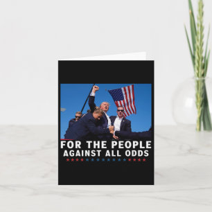 Trump 2024 For The People  Card
