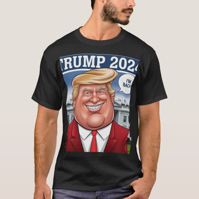 Trump 2024 Funny T-Shirt (Front)