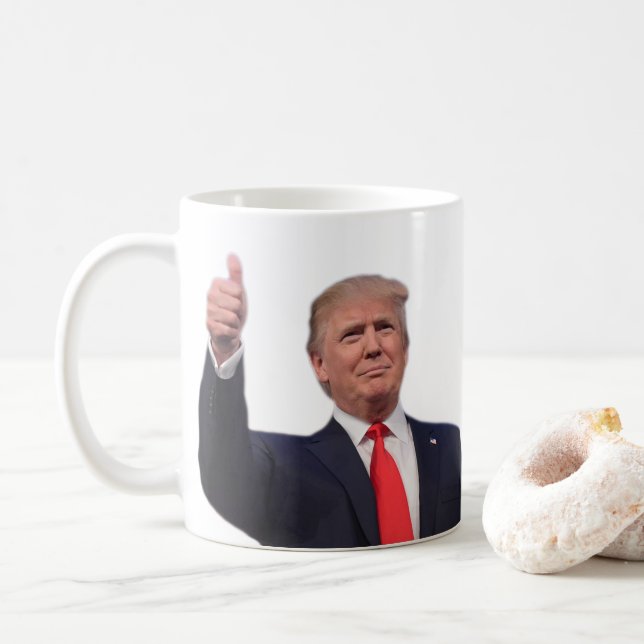 Trump 2024 Gift Coffee Mug (With Donut)