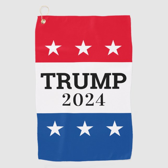 Trump 2024  golf towel (Front)