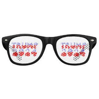 Trump 2024 Groovy Patriotic Retro Sunglasses