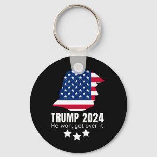 Trump 2024 He Won Get Over It Key Ring