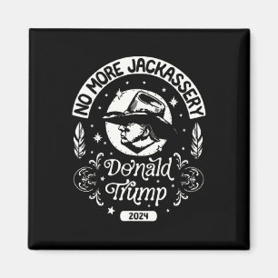 Trump 2024 Head Cowboy Usa 2024 Vote Election Us  Magnet
