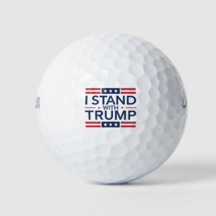 Trump 2024 I Stand With Trump Support President  Golf Balls