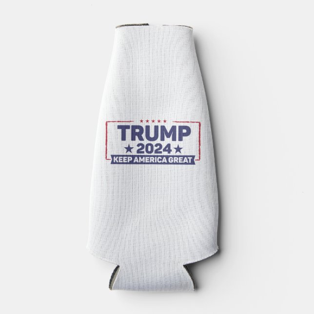 Trump 2024 - Keep America Great Bottle Cooler (Front)