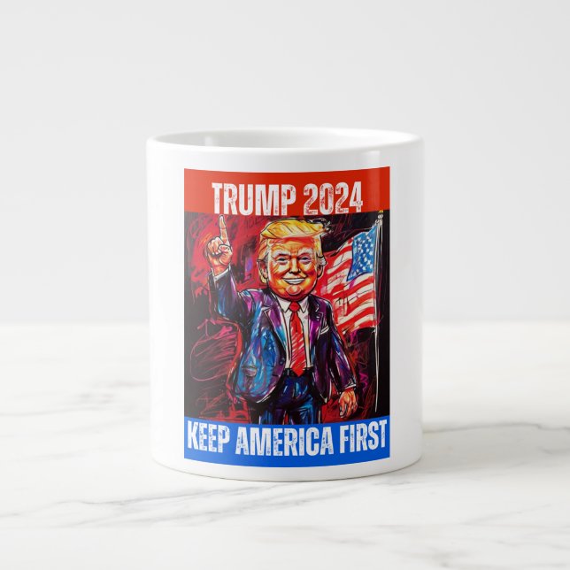 TRUMP 2024 LARGE COFFEE MUG (Front)