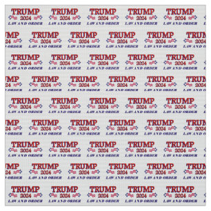 Trump 2024 Law and Order Fabric