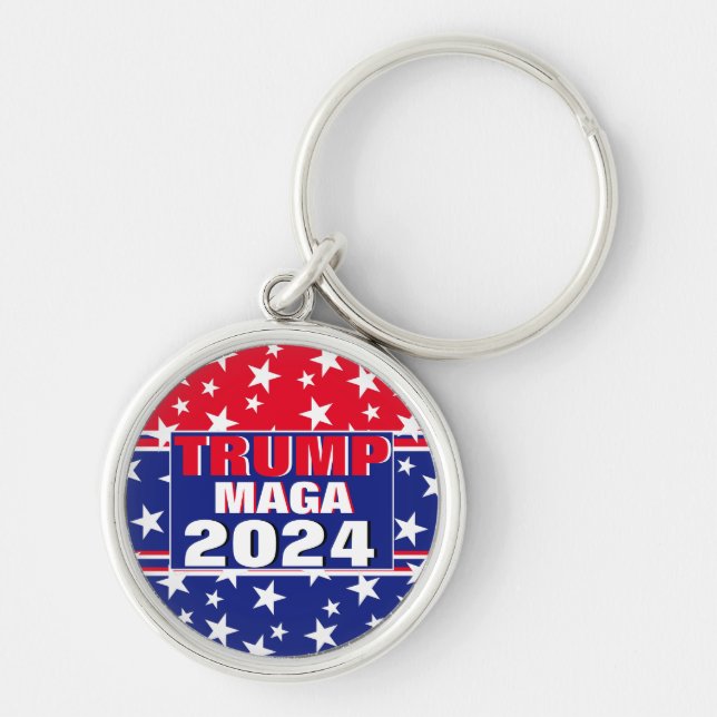 TRUMP 2024 MAGA KEY RING (Front)