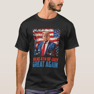 Trump 2024 Make 4th Of July Great Again Independen T-Shirt