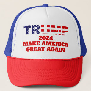 Trump 2024 Make America Great Again Trucker Hat