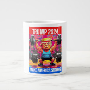 TRUMP 2024 MAKE AMERICA STRONG LARGE COFFEE MUG