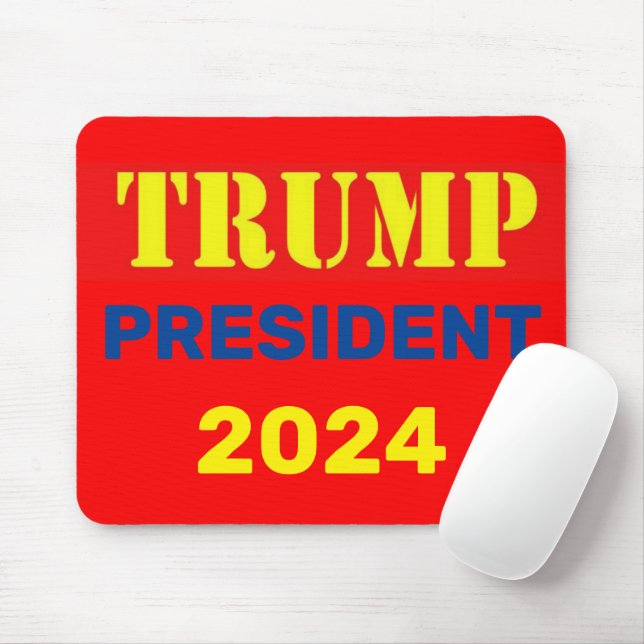 TRUMP 2024   MOUSE PAD (With Mouse)