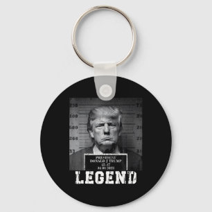 Trump 2024 Mugshot President Legend Take America B Key Ring