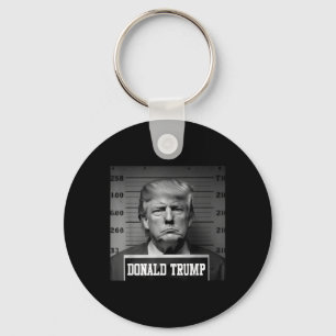 Trump 2024 Mugshot Trump Mug Shot President Key Ring
