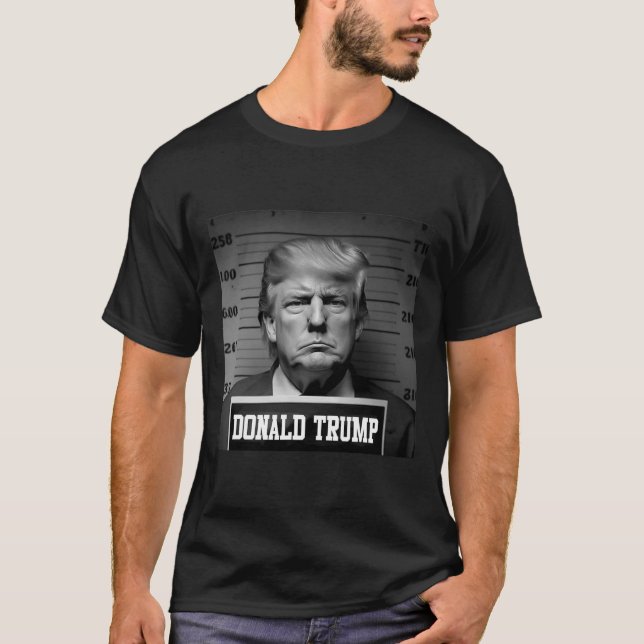 Trump 2024 Mugshot Trump Mug Shot President  T-Shirt (Front)