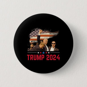 Trump 2024 Outlaw Hillbilly J.d.vance 2024 Donald 6 Cm Round Badge