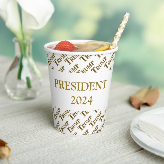 TRUMP 2024 PAPER CUPS (Insitu)