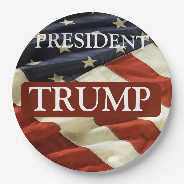 TRUMP 2024 PAPER PLATE (Front)