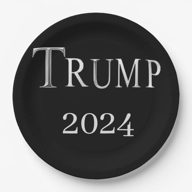 TRUMP 2024 PAPER PLATE (Front)