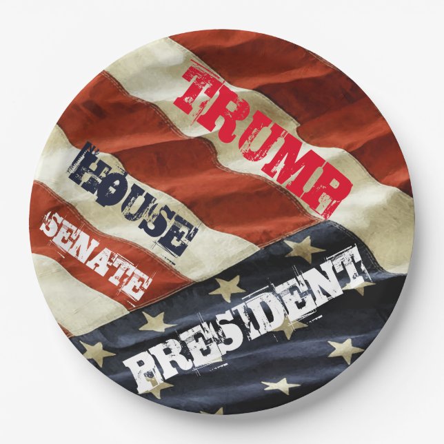 TRUMP 2024 PAPER PLATE (Front)