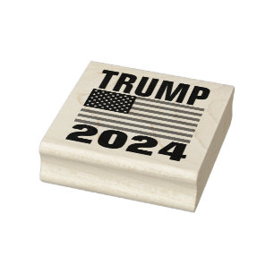 TRUMP 2024 PATRIOTIC RUBBER STAMP