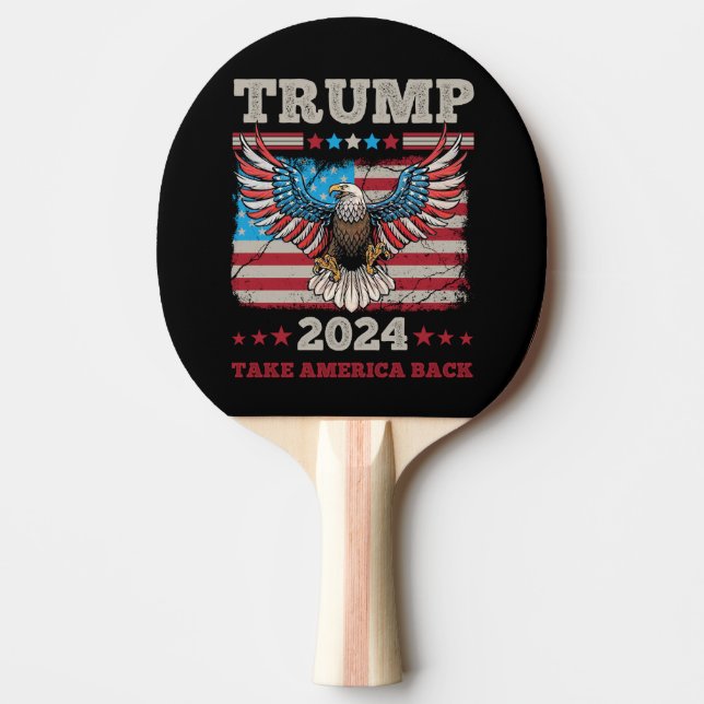 Trump 2024 ping pong paddle (Front)