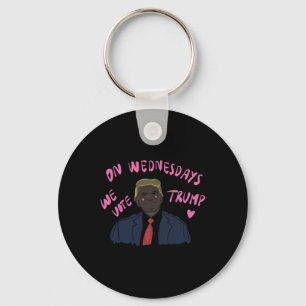 Trump 2024 Pink Cute Funny Key Ring