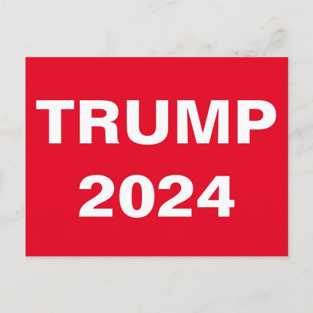 TRUMP 2024 Postcard (Front)