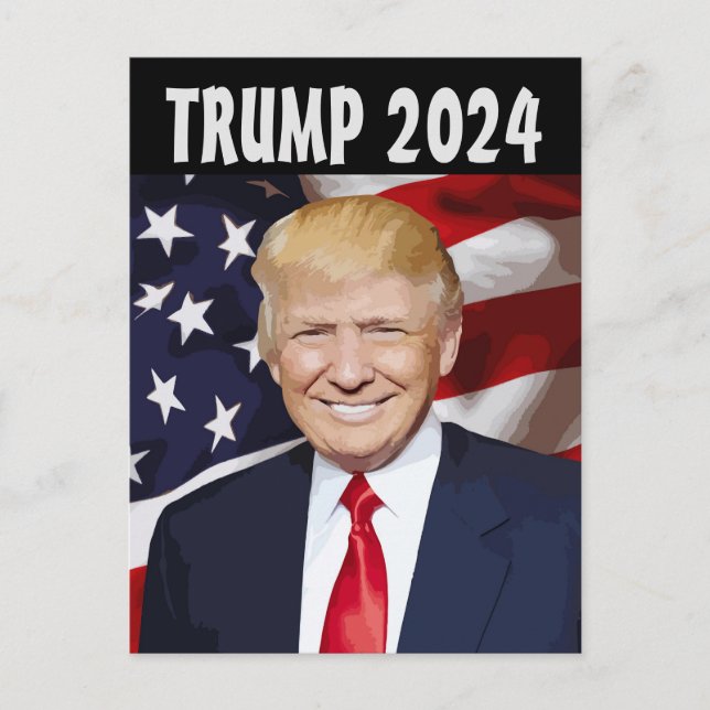 TRUMP 2024 POSTCARD POSTCARDS (Front)