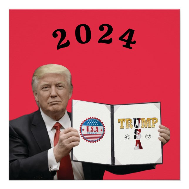 TRUMP 2024 POSTER (Front)