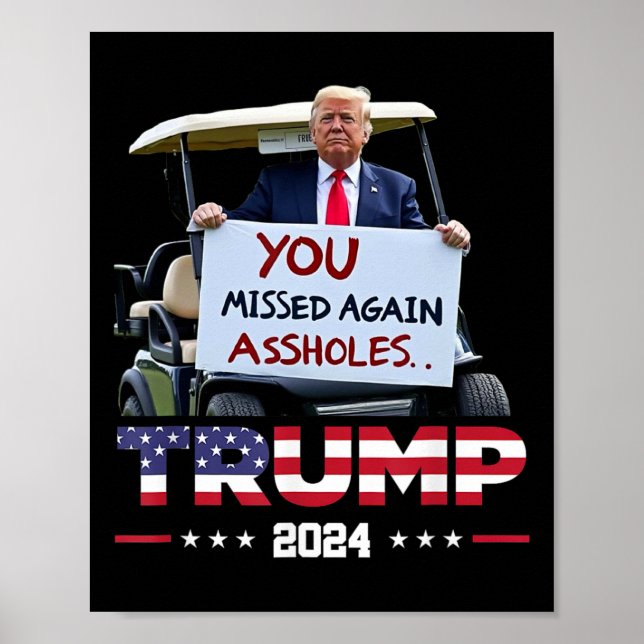 Trump 2024  poster (Front)