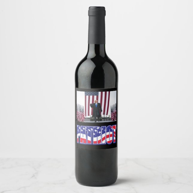 Trump 2024 President Trump Wine Label (Front)
