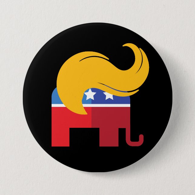 Trump 2024 Presidential Election  7.5 Cm Round Badge (Front)