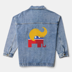 Trump 2024 Presidential Election Denim Jacket