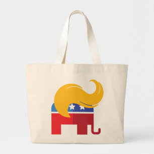 Trump 2024 Presidential Election Large Tote Bag