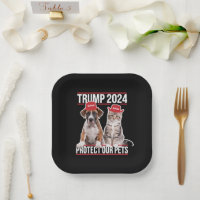 Trump 2024 Protect Our Pets Cat Dogs MAGA