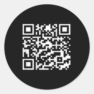 Trump 2024 Qr 4547 Tee Trump Dancing Code Classic Round Sticker